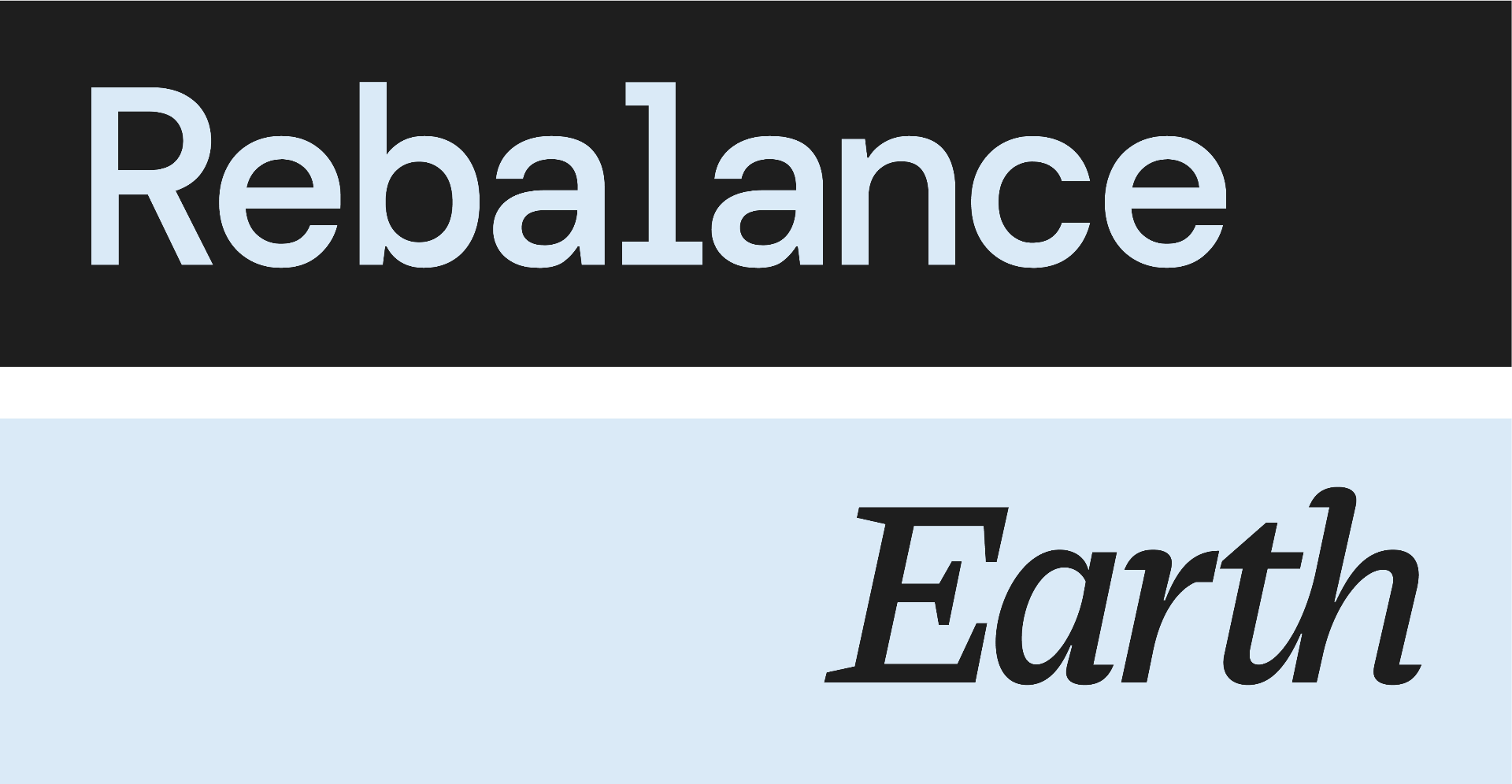 Rebalance Earth
